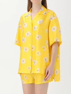 Camicia Moschino Couture in seta con stampa floreale