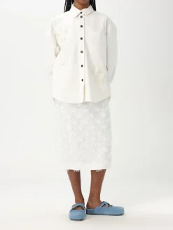 Camicia MSGM in cotone con ricami