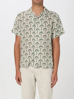 Camicia Peninsula in lino stampato