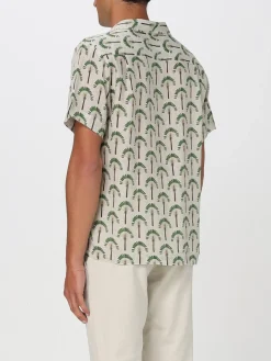 Camicia Peninsula in lino stampato