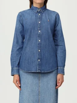 Camicia Polo Ralph Lauren in denim di cotone