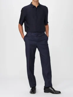 Camicia Saint Laurent in seta a righe