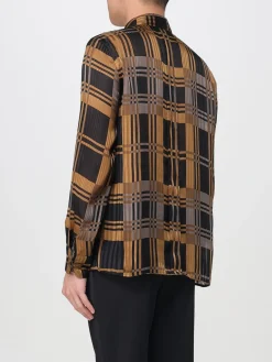 Camicia Saint Laurent in seta stampata