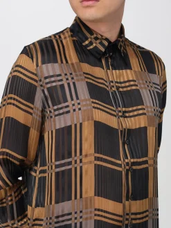 Camicia Saint Laurent in seta stampata