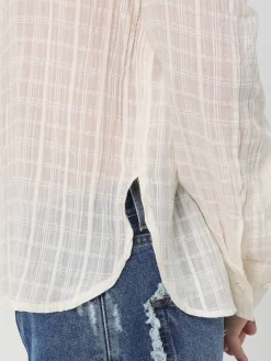 Camicia Séfr in cotone check