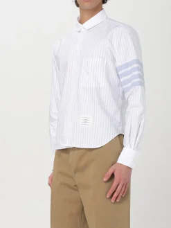Camicia Thom Browne in cotone a righe
