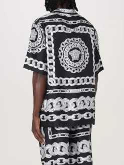 Camicia Versace in seta stampata