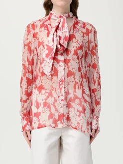 Camicia Victoria Victoria Beckham in seta con stampa floreale