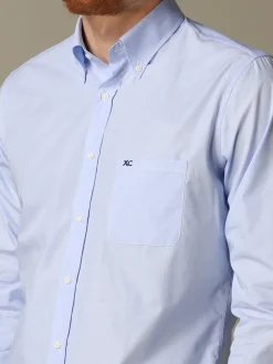 Camicia XC in cotone con logo