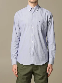 Camicia XC in cotone lavato a righe