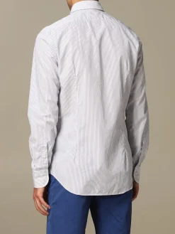 Camicia XC in cotone lavato a micro righe