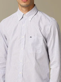 Camicia XC in cotone lavato a micro righe