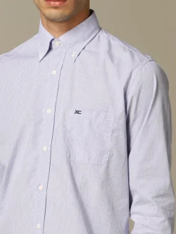 Camicia XC in cotone lavato a micro quadretti