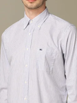 Camicia XC in cotone lavato a micro righe