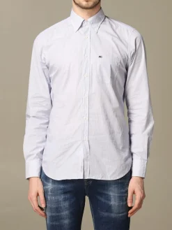 Camicia XC in cotone lavato a micro righe