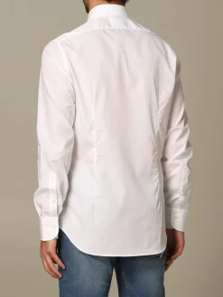 Camicia XC in cotone no iron con logo ricamato