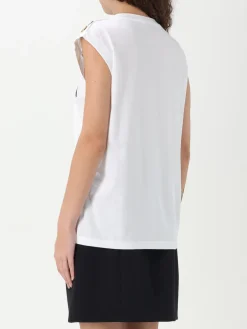 Canotta Balmain in cotone con logo