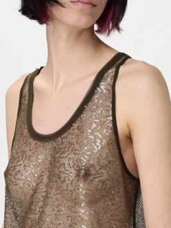 Canotta con paillettes Pinko