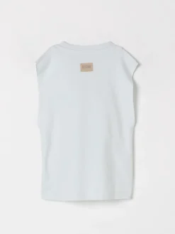 Canotta in cotone con logo MSGM Kids