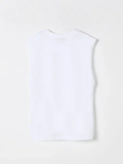 Canotta in cotone con logo MSGM Kids