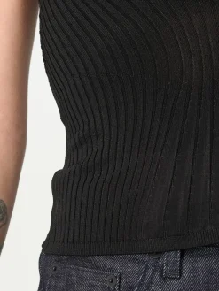 Canotta Mugler in nylon stretch