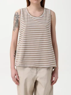 Canotta 'S Max Mara in cotone stretch a righe