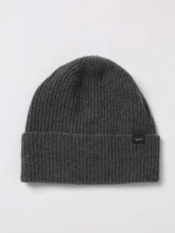 Cappello a berreto in lana con logo Woolrich