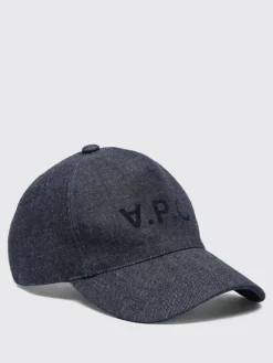 Cappello A.P.C. in denim di cotone