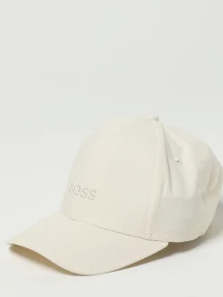 Cappello Boss in cotone con logo ricamato