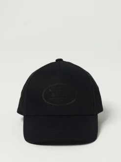 Cappello Boss in cotone con logo ricamato