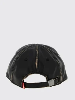 Cappello C-Heather Diesel in pelle sintetica effetto used