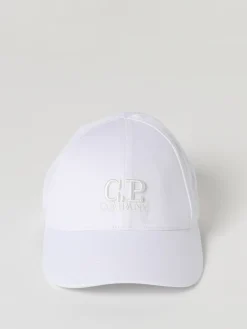 Cappello C.P. Company in cotone con logo ricamato