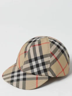 Cappello da baseball check Burberry in poliestere