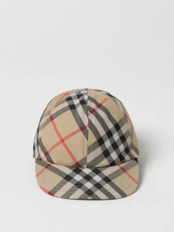Cappello da baseball check Burberry in poliestere