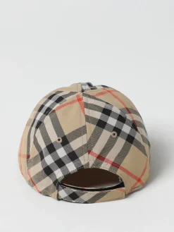 Cappello da baseball check Burberry in poliestere