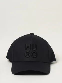 Cappello da baseball in cotone con logo Hugo