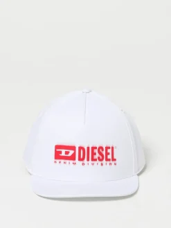 Cappello Diesel in cotone con stampa logo
