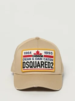 Cappello Dsquared2 in cotone con patch logo