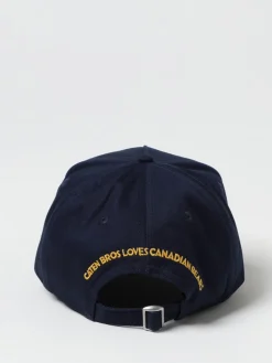 Cappello Dsquared2 in cotone con logo ricamato