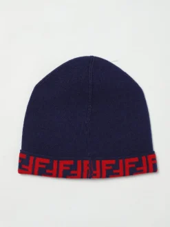 Cappello FF Fendi in lana con monogram jacquard
