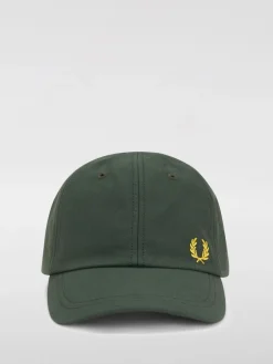 Cappello Fred Perry in cotone con logo ricamato