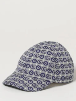 Cappello Gucci in cotone con monogram GG jacquard