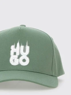 Cappello Hugo in cotone con stampa logo