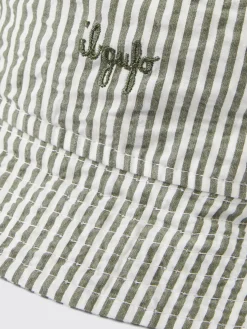 Cappello in cotone a righe bambino Il Gufo