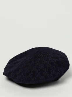 Cappello in misto viscosa logato Emporio Armani