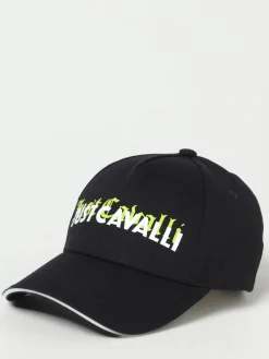 Cappello Just Cavalli in cotone con stampa logo
