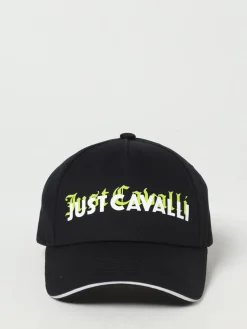 Cappello Just Cavalli in cotone con stampa logo