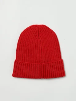 Cappello Moncler in lana vergine a costine