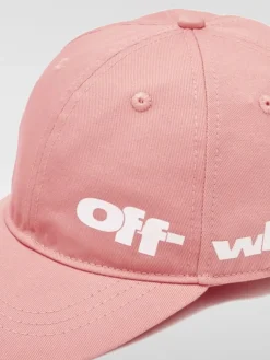 Cappello Off-White Kids in cotone con stampa logo