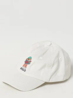 Cappello Polo Ralph Lauren in cotone con logo ricamato